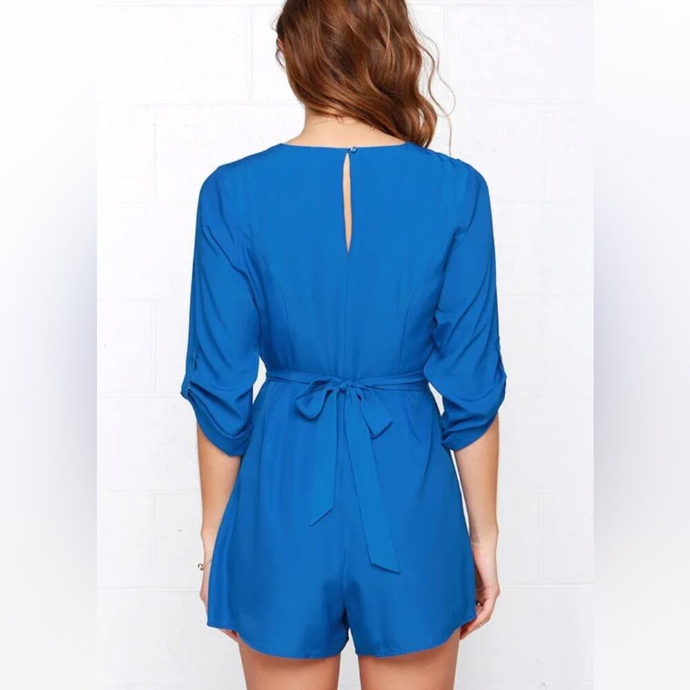 Jack by BB Dakota Luther Blue Romper - Picture 4 of 14
